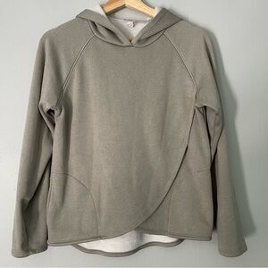 Ideology Girls L Super Soft Gray Cross Front Hoodie